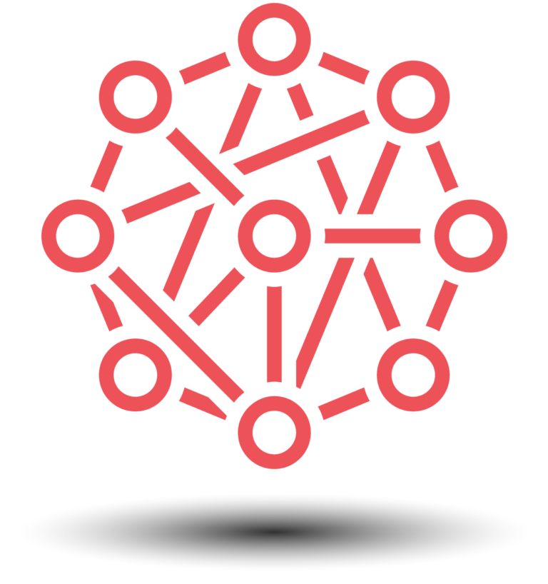 Sphere of interconnected dots