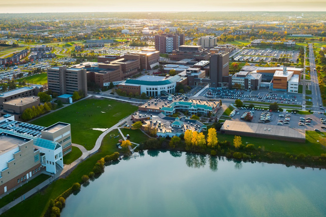 Overhead view of University at Buffalo